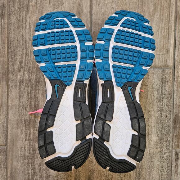 Nike Revolution 2 Running Shoes Women’s 11 Gray Pink Turquoise Mesh Training Gym - Picture 10 of 10